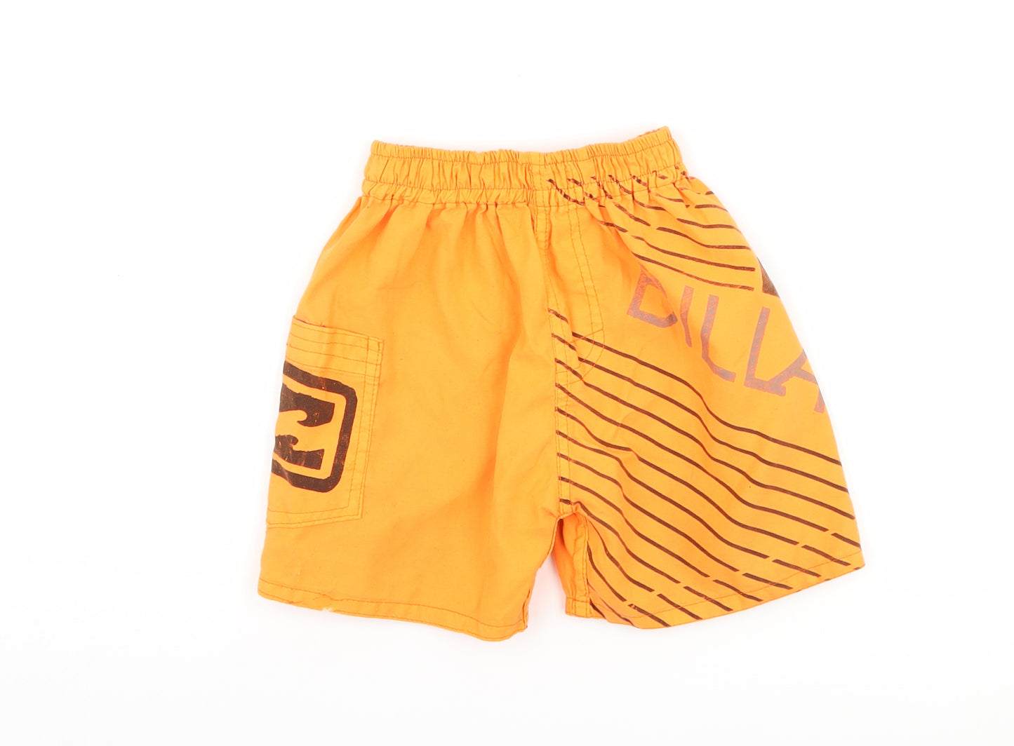 Billabong Boys Orange   Sweat Shorts Size 3 Years