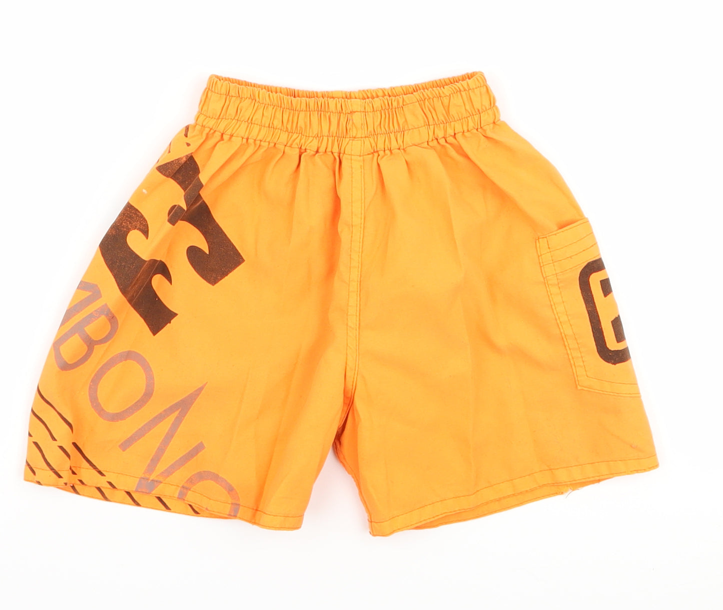 Billabong Boys Orange   Sweat Shorts Size 3 Years