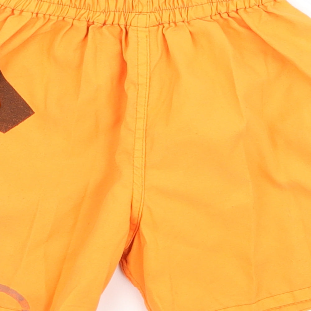 Billabong Boys Orange   Sweat Shorts Size 3 Years