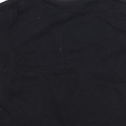 Primark Boys Black Batik  Basic T-Shirt Size 5-6 Years  - chrismtas