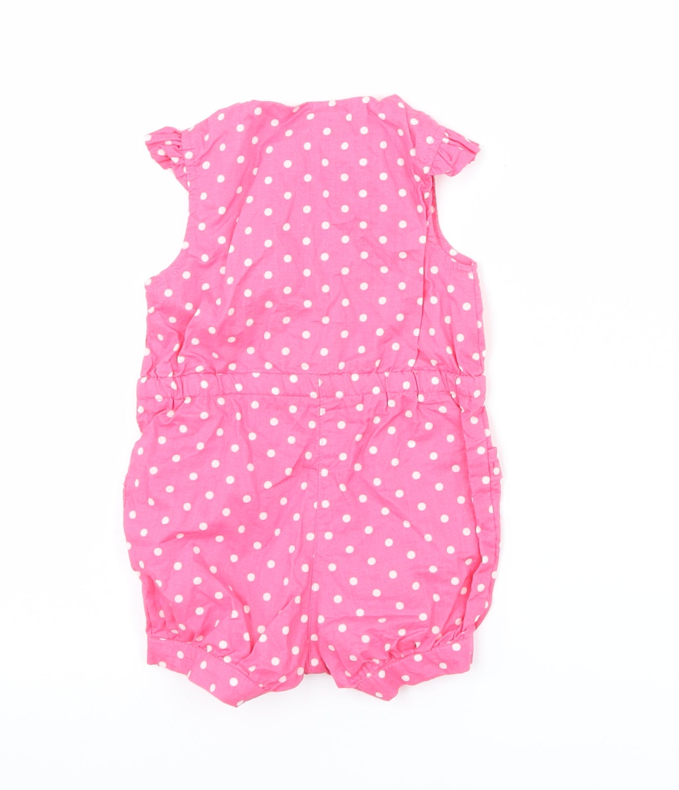 Primark Girls Pink Polka Dot  Romper One-Piece Size 0-3 Months