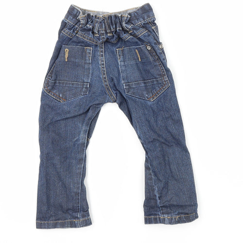 George Boys Blue  Denim Capri Jeans Size 18-24 Months