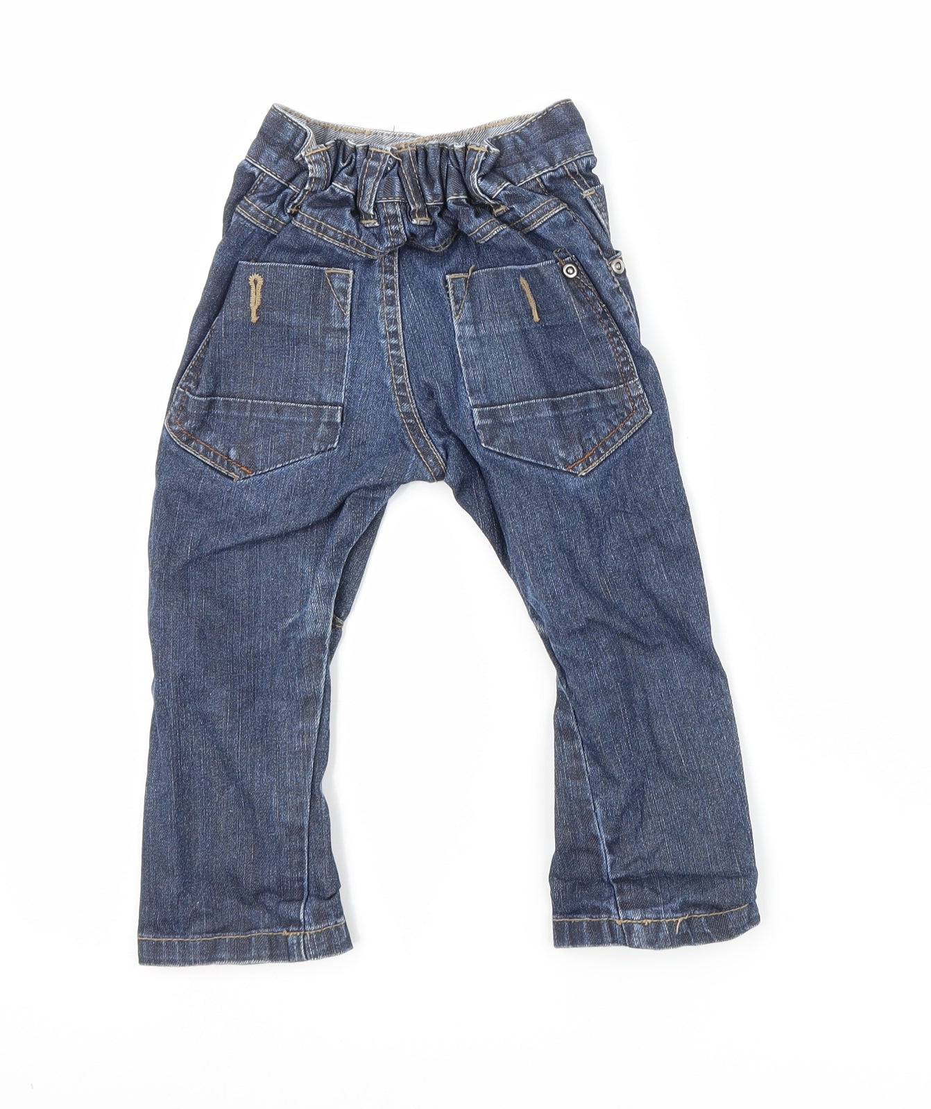 George Boys Blue  Denim Capri Jeans Size 18-24 Months