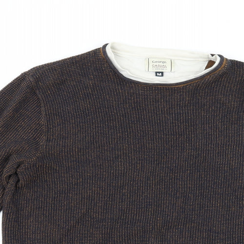 George Mens Blue   Pullover Jumper Size M