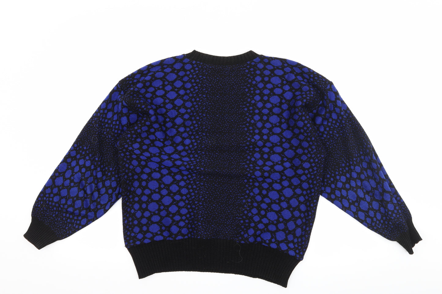 Canada Womens Black Polka Dot  Pullover Jumper Size 16