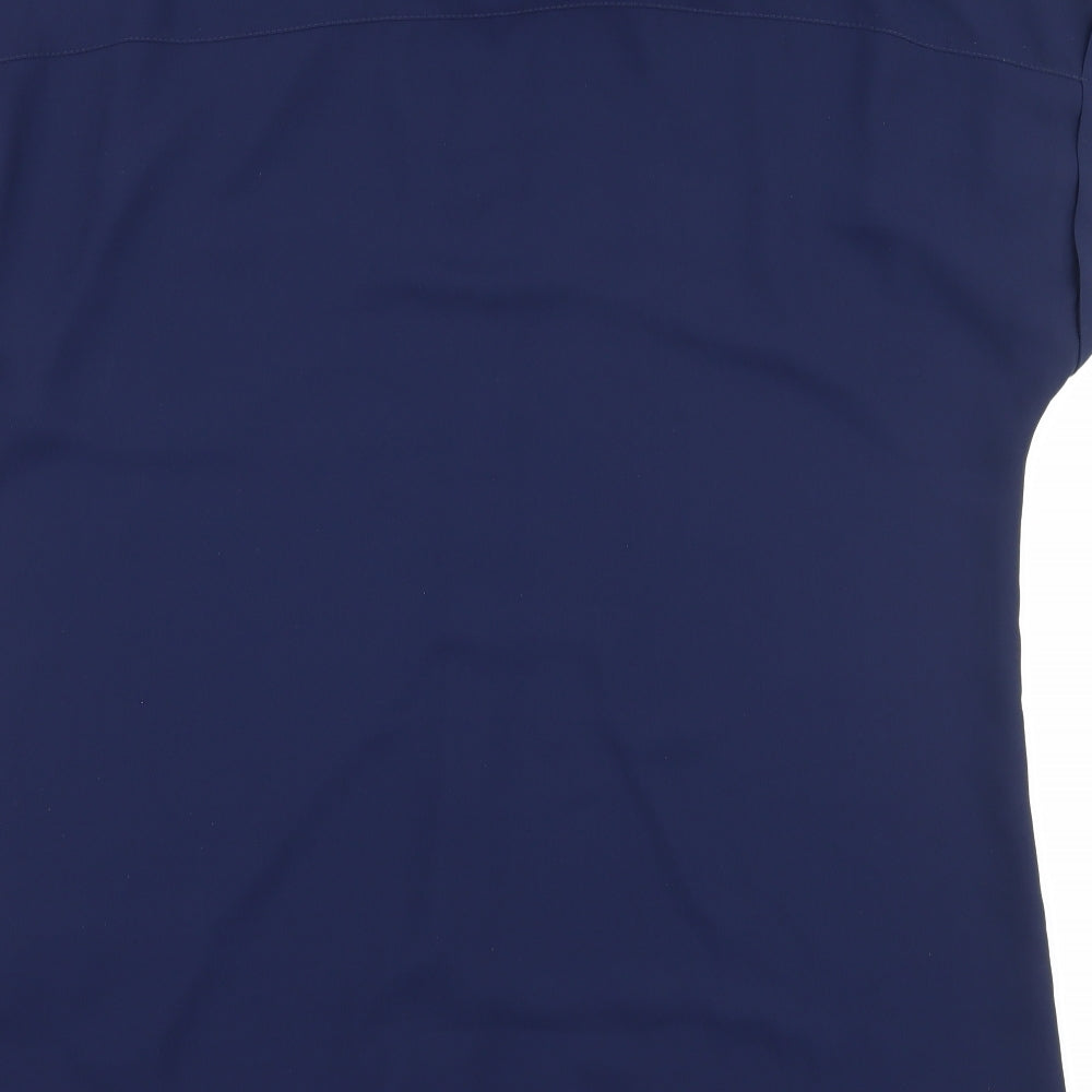 Atmosphere Womens Blue   Basic Button-Up Size 16