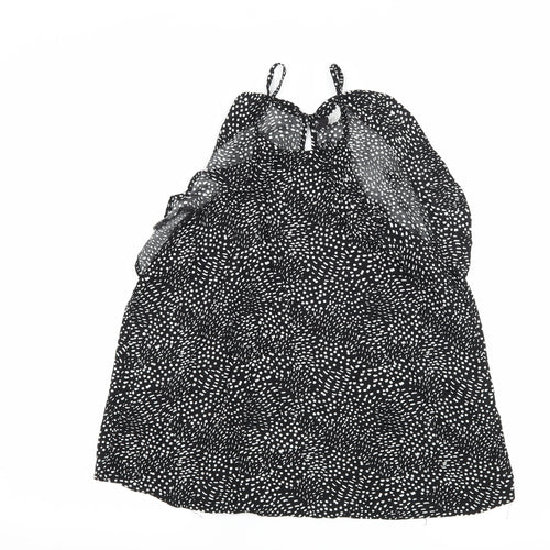 H&M Womens Black Polka Dot  Camisole Tank Size 12