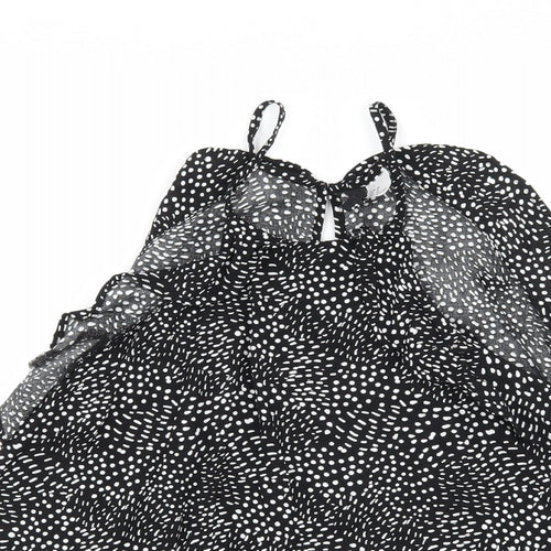 H&M Womens Black Polka Dot  Camisole Tank Size 12
