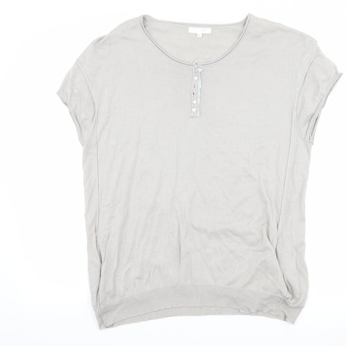 See U Soon Womens Grey   Basic T-Shirt Size M