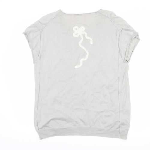 See U Soon Womens Grey   Basic T-Shirt Size M