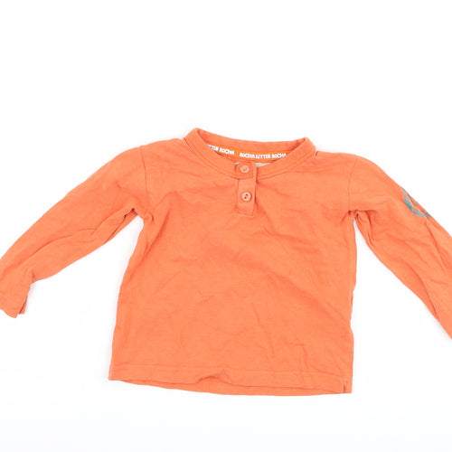 RJR.John Rocha Boys Orange   Basic T-Shirt Size 12-18 Months
