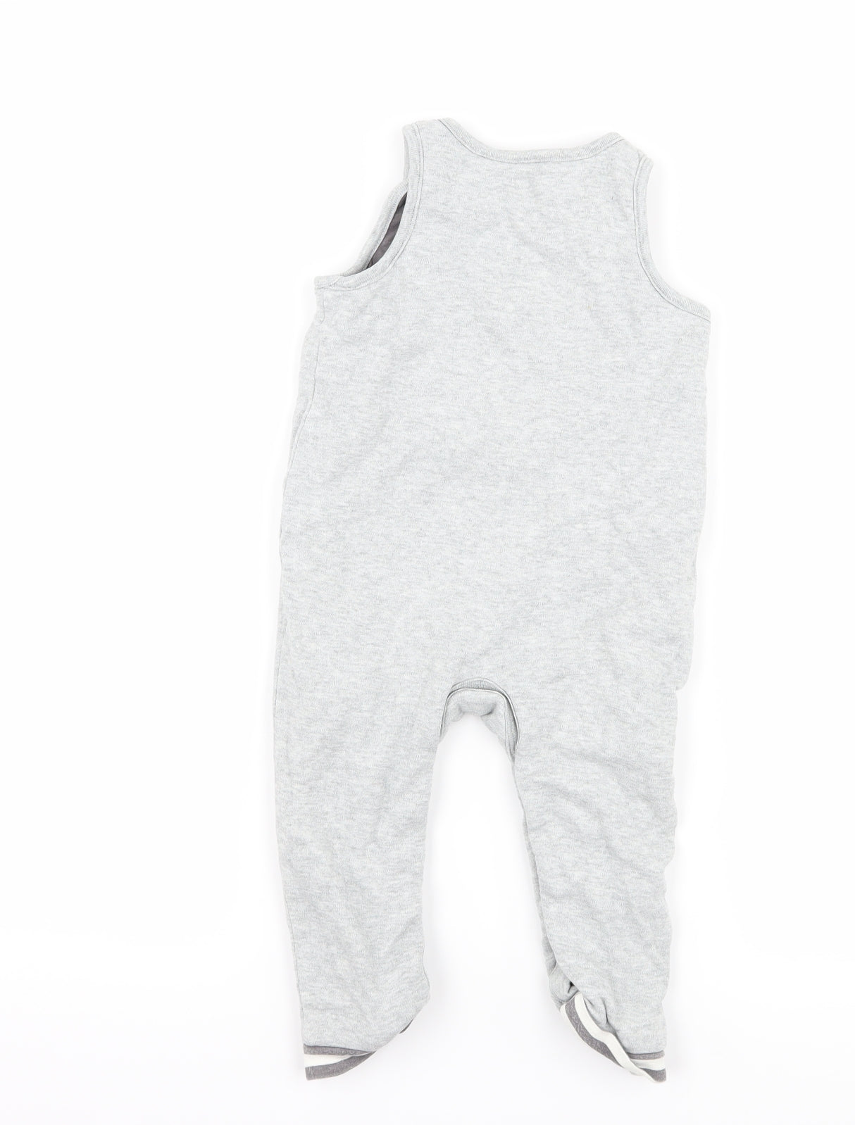 Nutmeg Boys Grey   Dungaree One-Piece Size 12-18 Months  - Disney Mickey Mouse