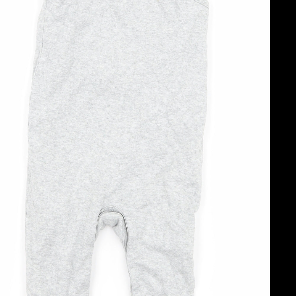 Nutmeg Boys Grey   Dungaree One-Piece Size 12-18 Months  - Disney Mickey Mouse