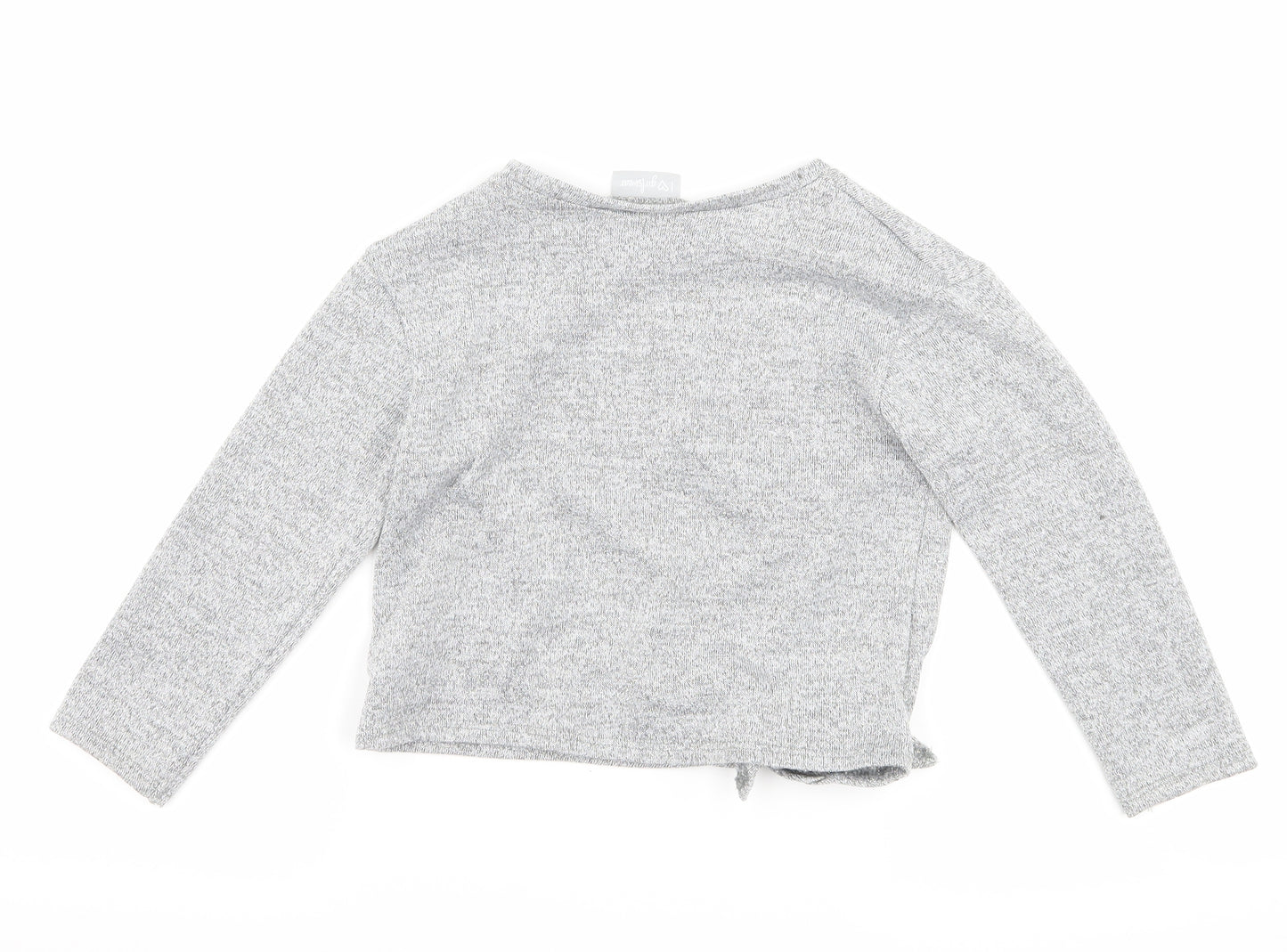 Matalan Girls Silver   Basic T-Shirt Size 5 Years  - amour