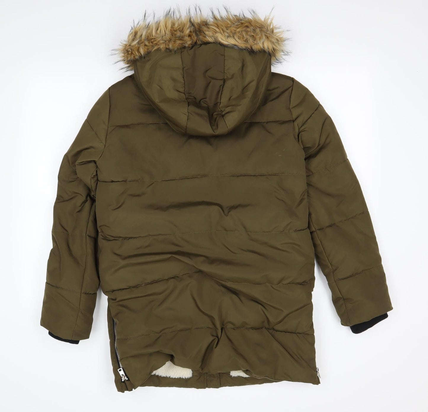 Candy Couture Girls Green   Puffer Jacket Coat Size 15 Years