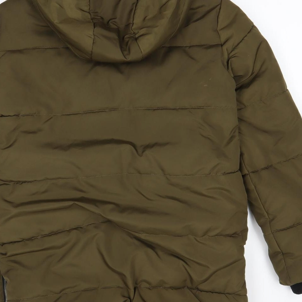 Candy Couture Girls Green   Puffer Jacket Coat Size 15 Years