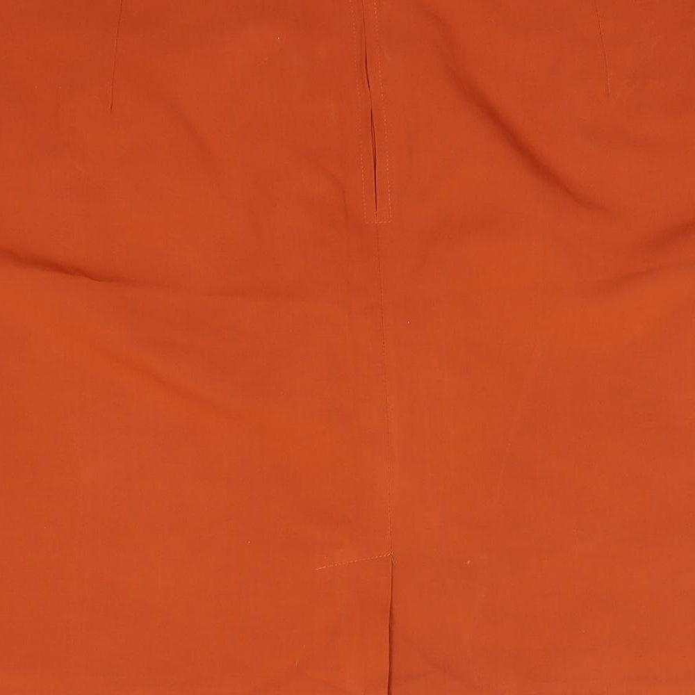 essence Womens Orange   Straight & Pencil Skirt Size 23 in