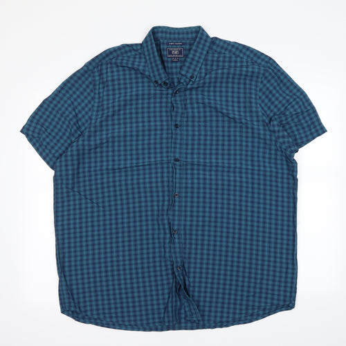 F&F Mens Multicoloured Check   Button-Up Size XL