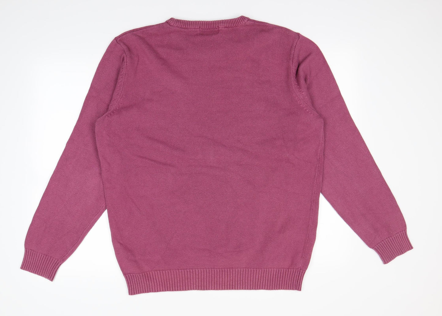 Maine New England Mens Pink   Pullover Jumper Size L