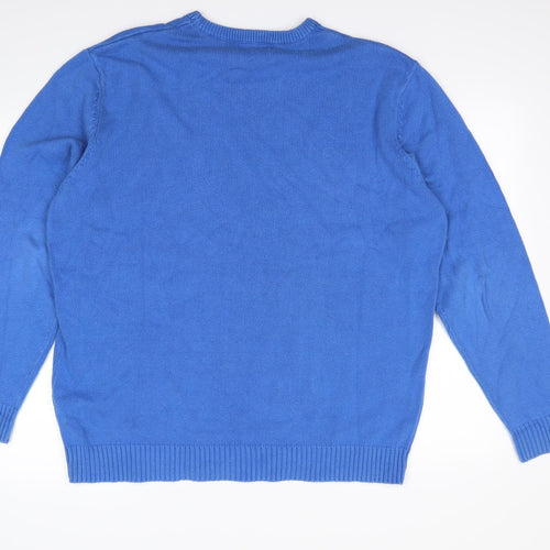 Maine Mens Blue   Pullover Jumper Size L