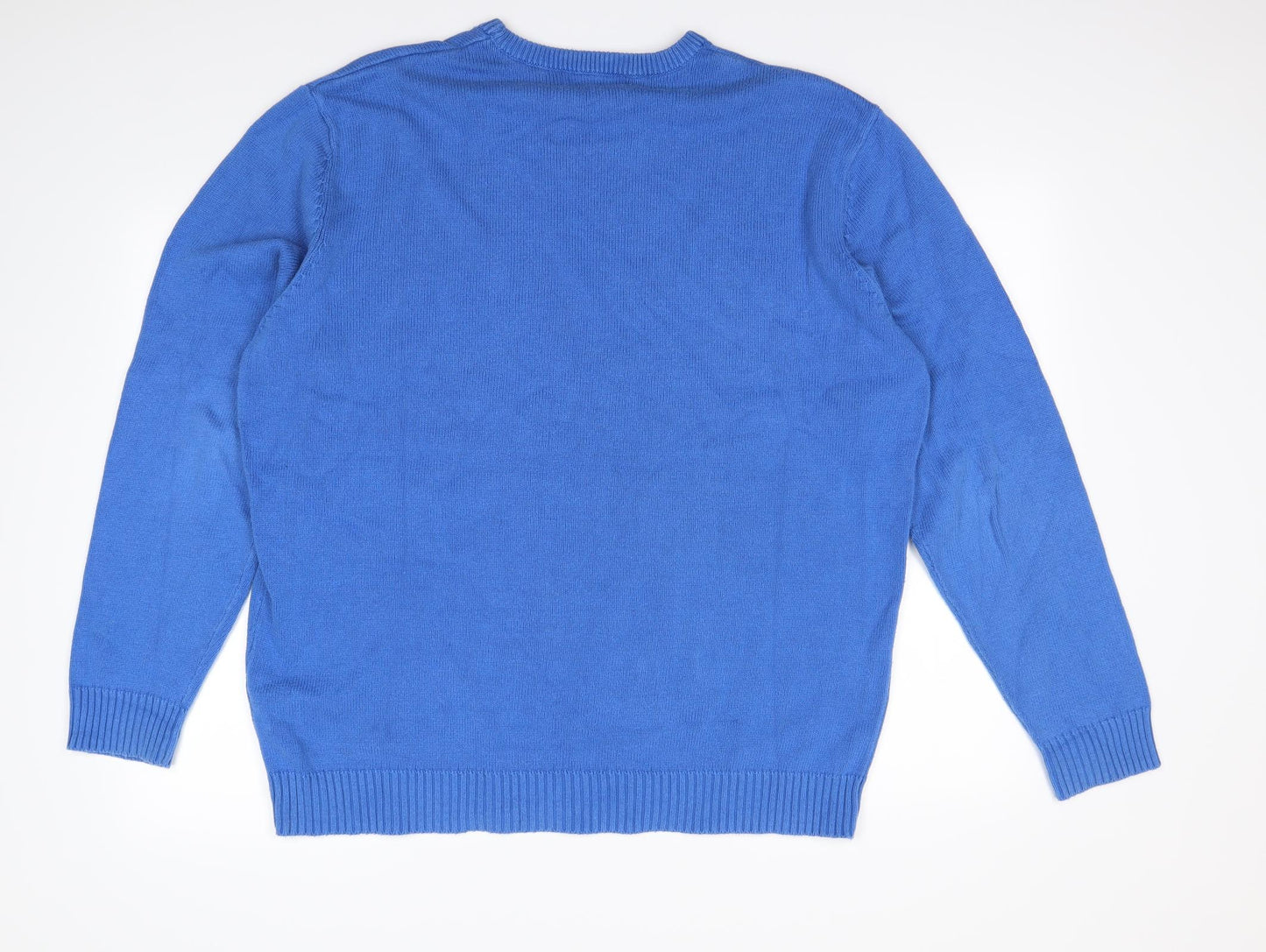 Maine Mens Blue   Pullover Jumper Size L