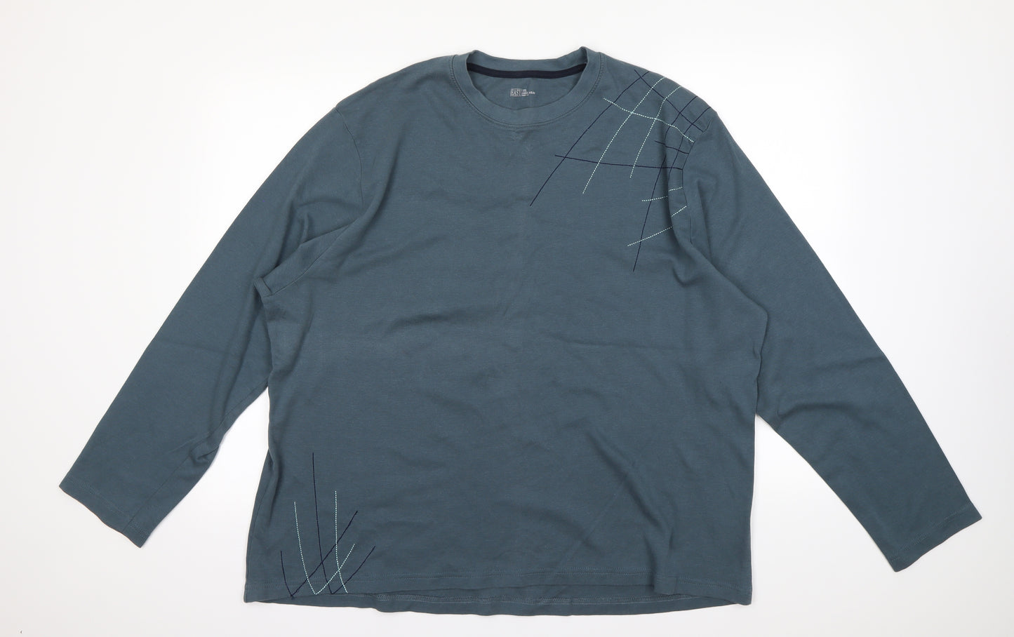 Easy Mens Blue   Pullover Jumper Size 2XL