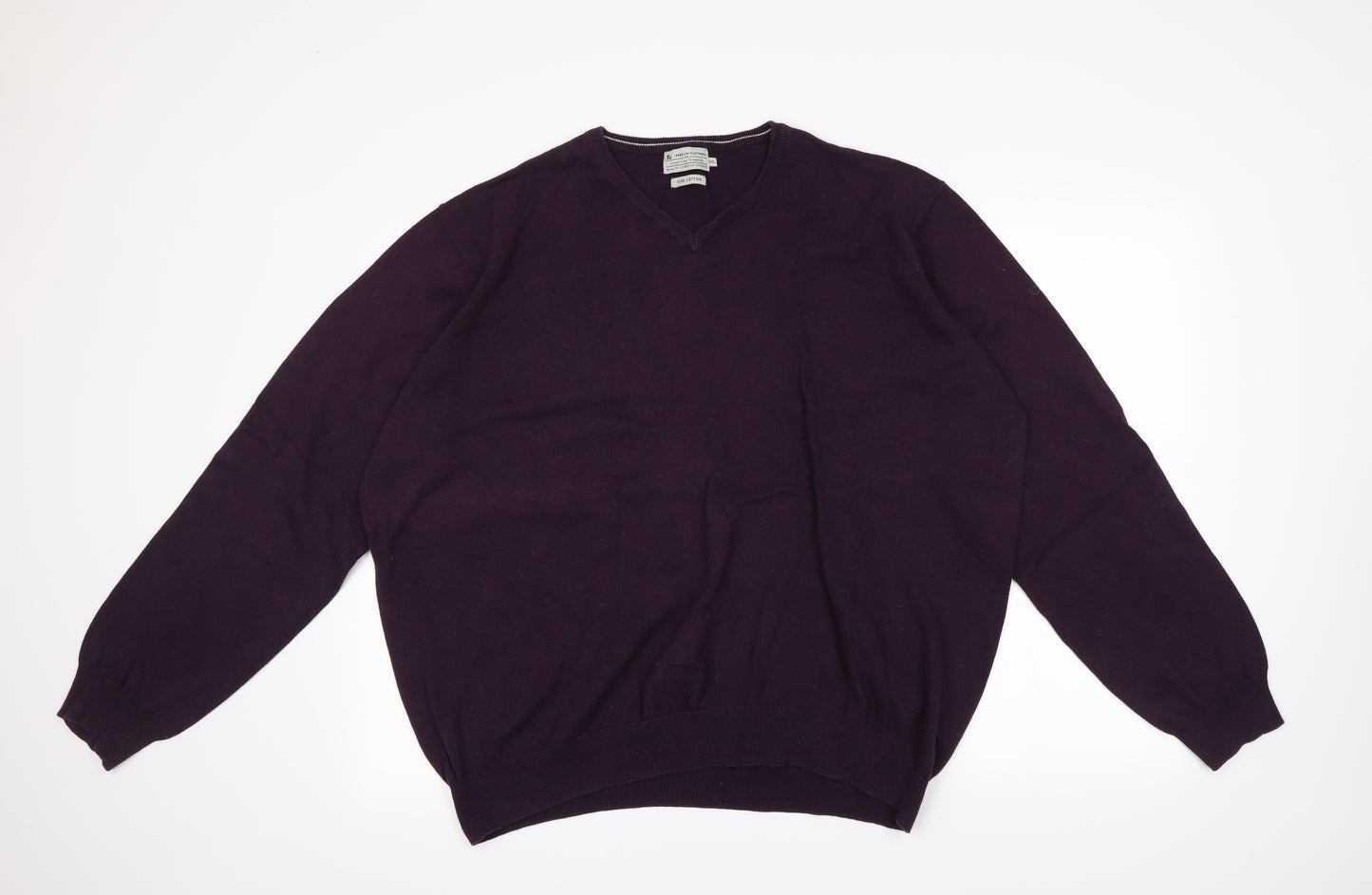 TU Mens Purple   Pullover Jumper Size 2XL