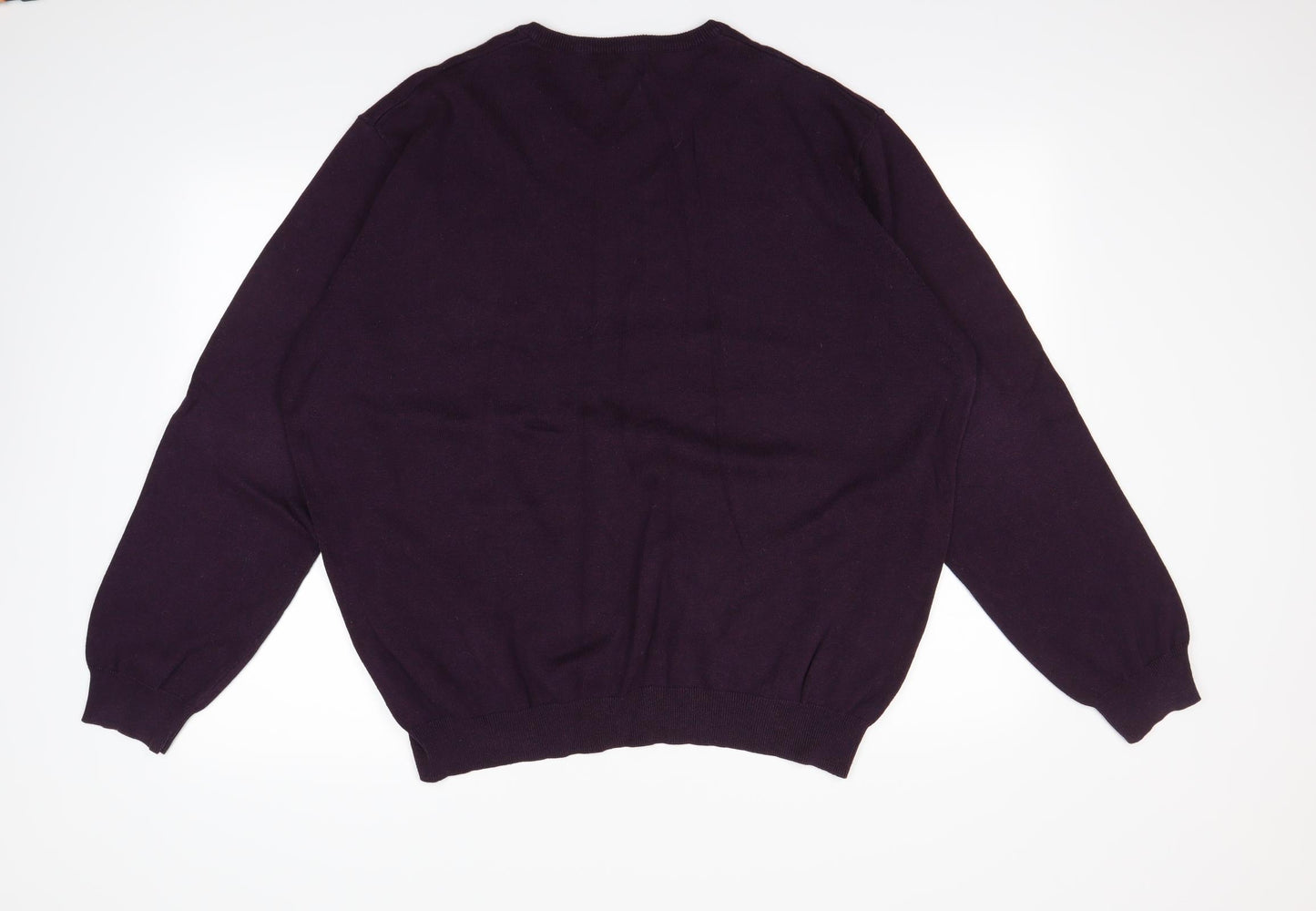 TU Mens Purple   Pullover Jumper Size 2XL