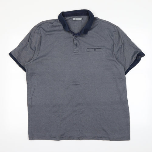 TU Mens Blue    Polo Size XL