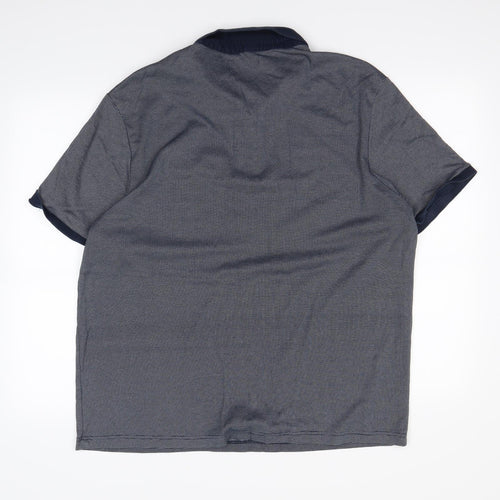 TU Mens Blue    Polo Size XL