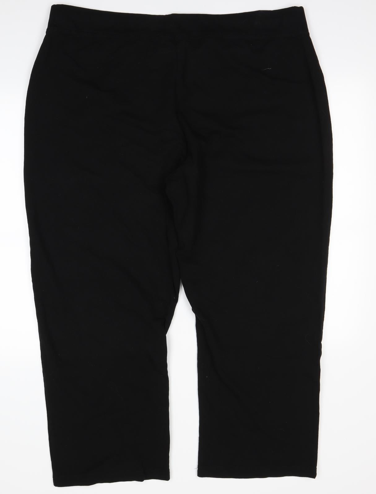 Capsule leisure Womens Black   Trousers  Size 26 L27 in