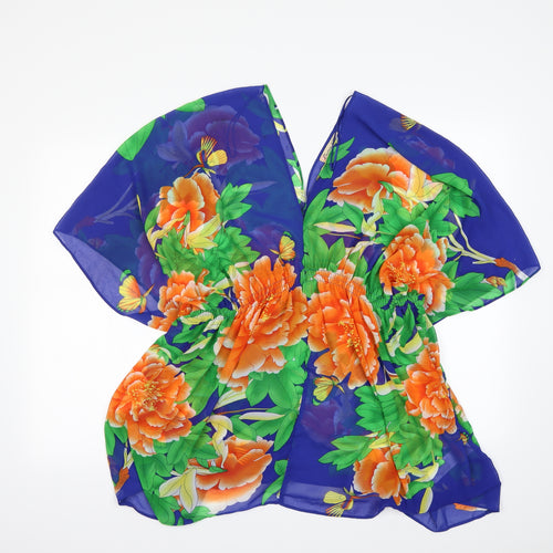 cameo rose Womens Multicoloured Floral  Basic Blouse Size 10