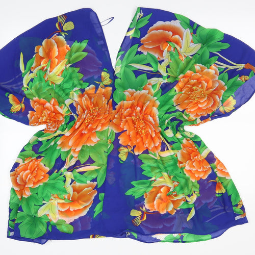 cameo rose Womens Multicoloured Floral  Basic Blouse Size 10