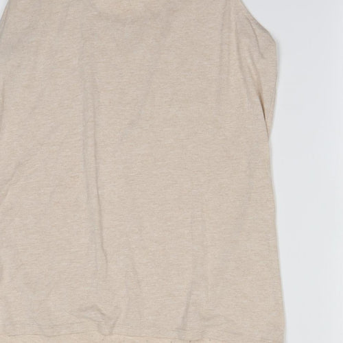 Redherring  Womens Beige Polka Dot  Basic Tank Size 16