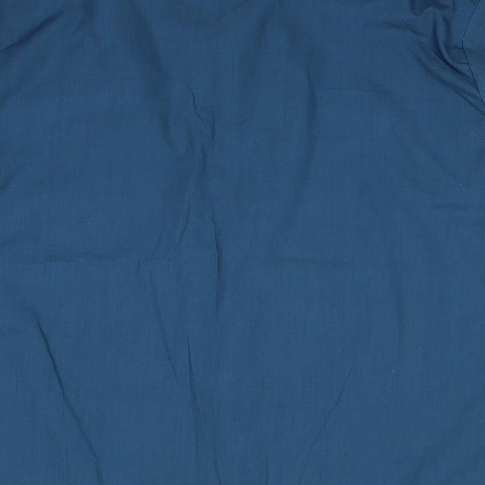 Oak Valley Mens Blue    Dress Shirt Size XL