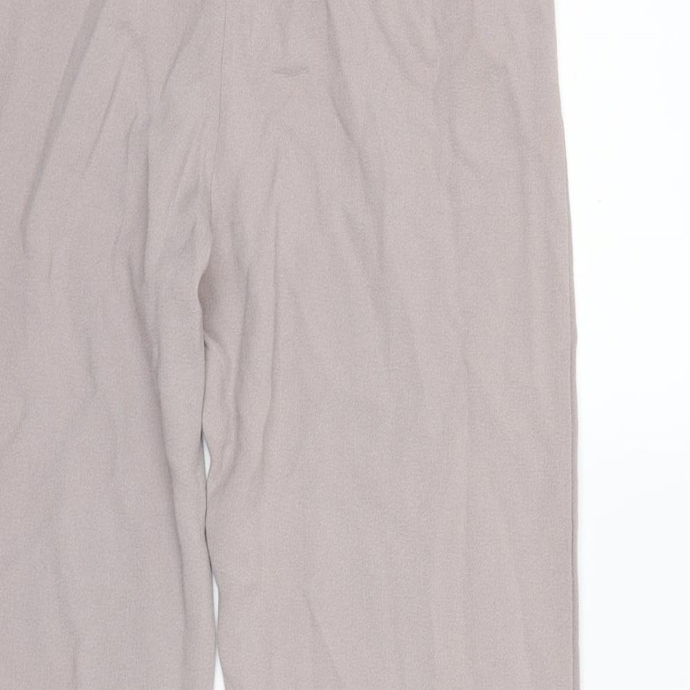 Boohoo Womens Grey   Dress Pants Trousers Size 10 L27 in
