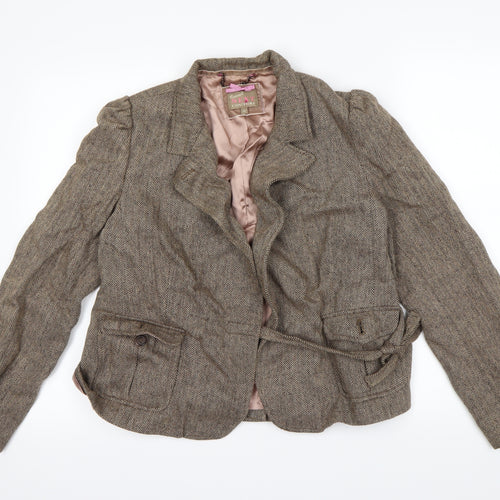 Next  Womens Beige   Jacket Coatigan Size 14