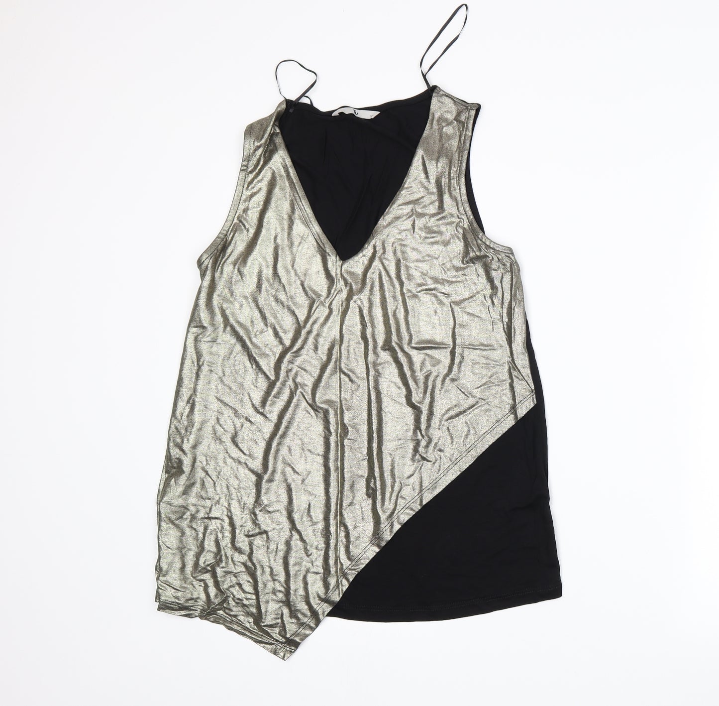 TU Womens Gold   Basic Tank Size 12