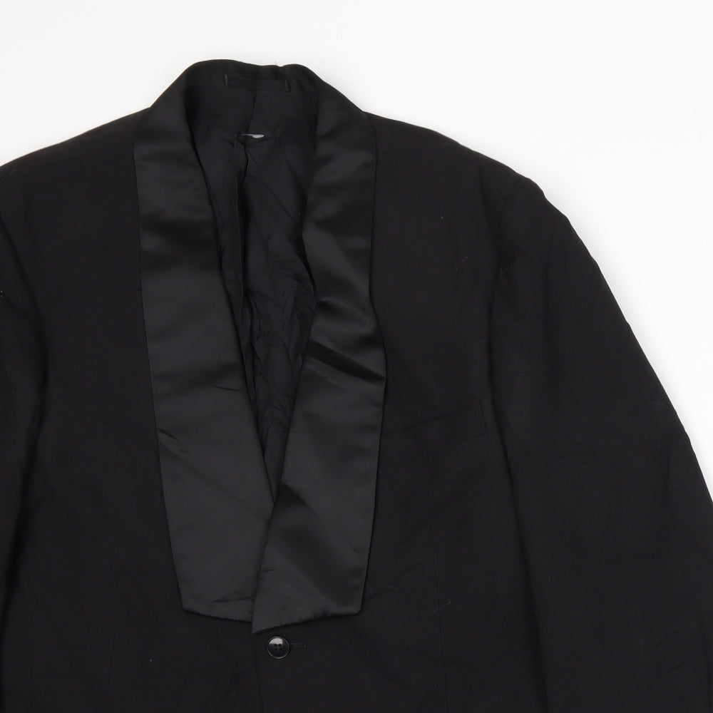 Preworn Mens Black   Tuxedo Suit Jacket Size XL