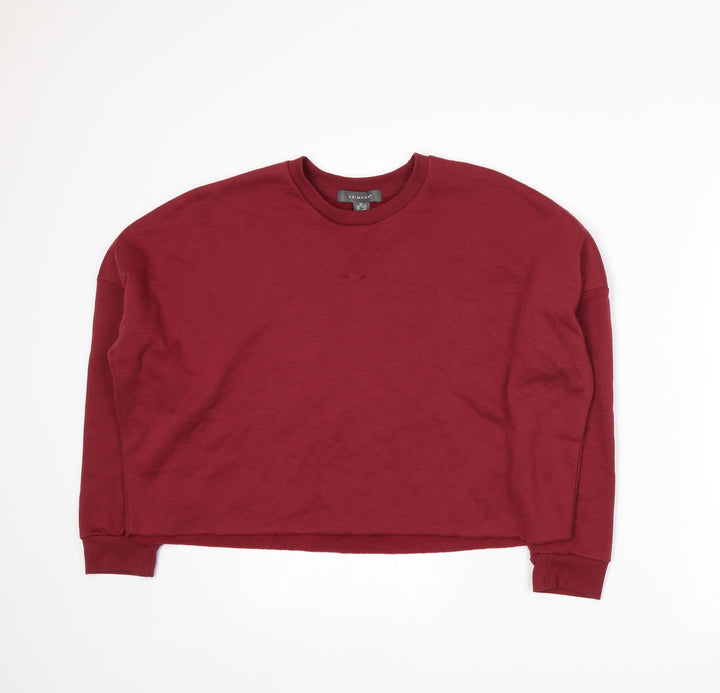 Primark Womens Red Pullover Sweatshirt Size XS