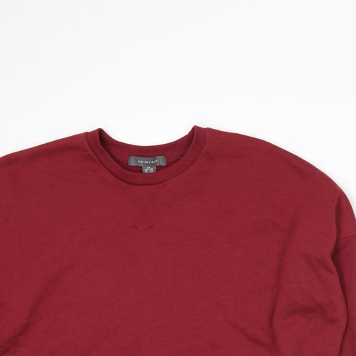 Primark Womens Red   Pullover Sweatshirt Size XS