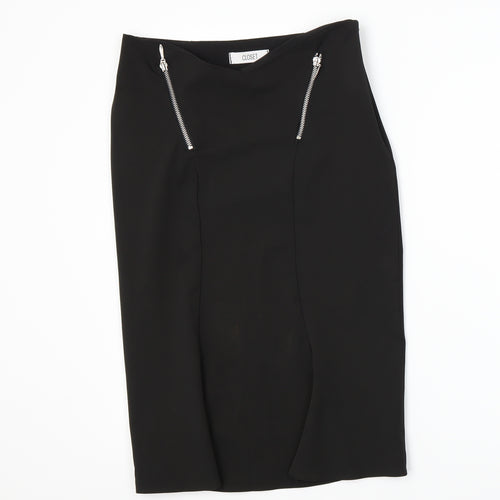 Closet Womens Black   Straight & Pencil Skirt Size 8