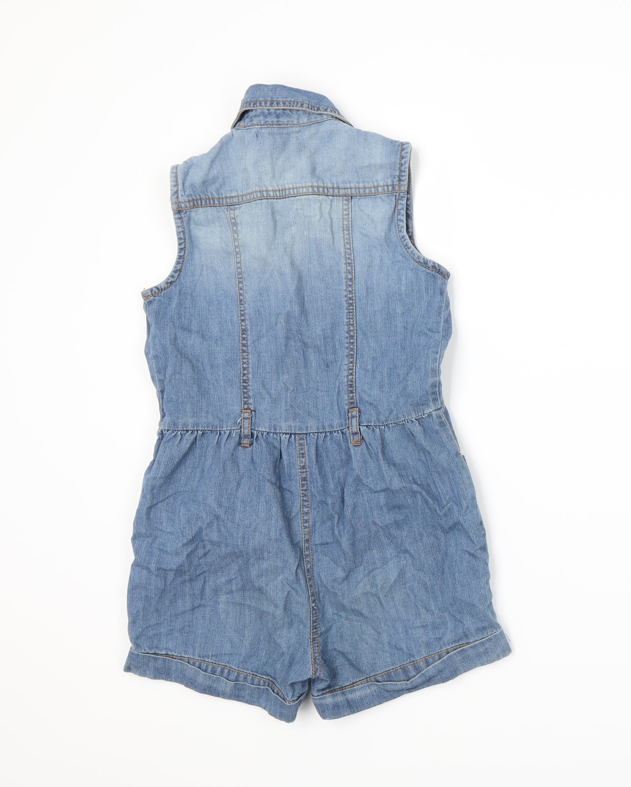 Blue Zoo Girls Blue   Romper One-Piece Size 8 Years