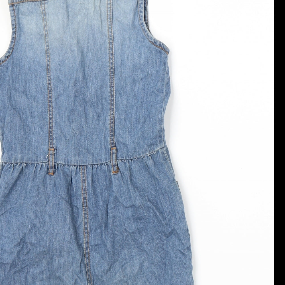 Blue Zoo Girls Blue   Romper One-Piece Size 8 Years