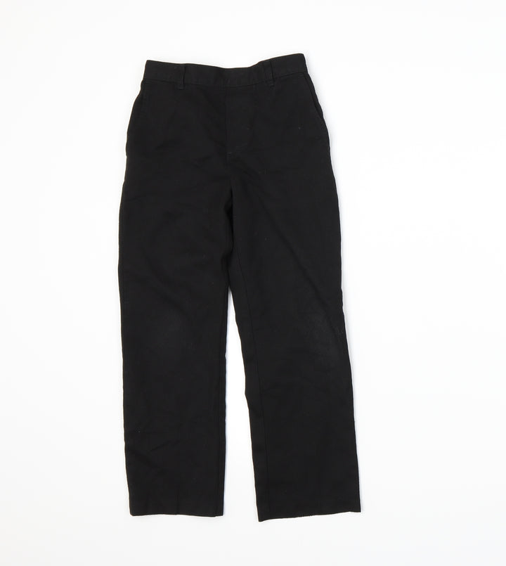 George Girls Black   Dress Pants Trousers Size 6-7 Years