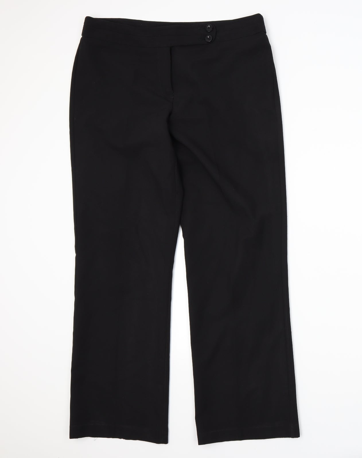George Womens Black   Trousers  Size 14 L28 in