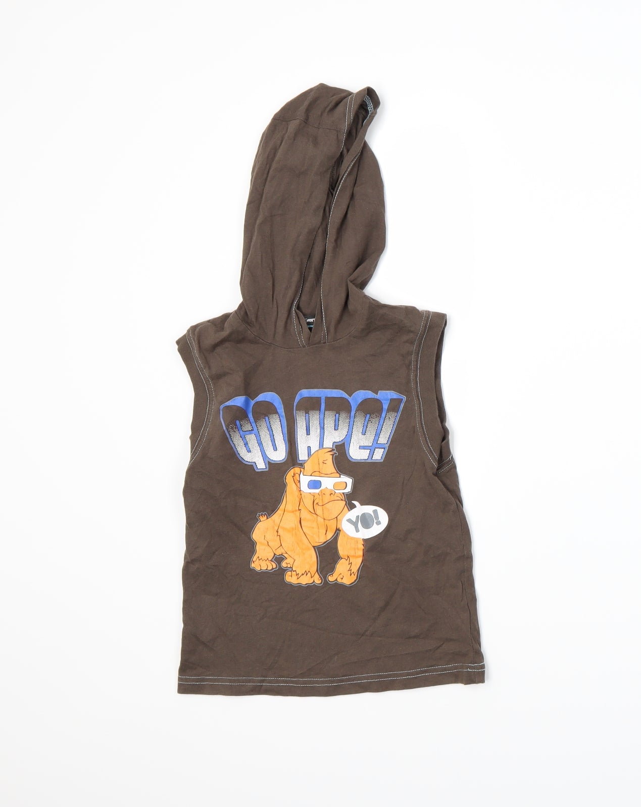 George Boys Brown   Pullover Hoodie Size 4-5 Years