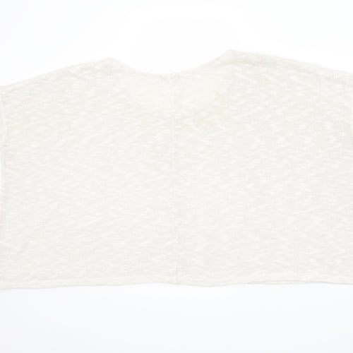 River Island Womens White   Pullover Jumper Size 10