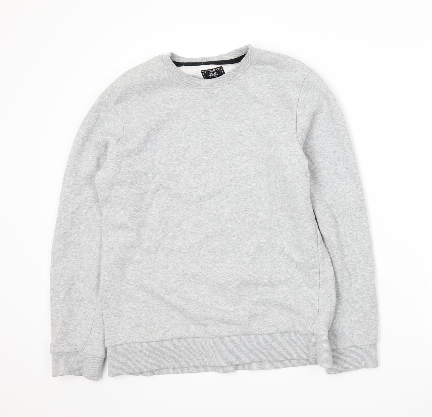 F&F Mens Grey   Pullover Sweatshirt Size S