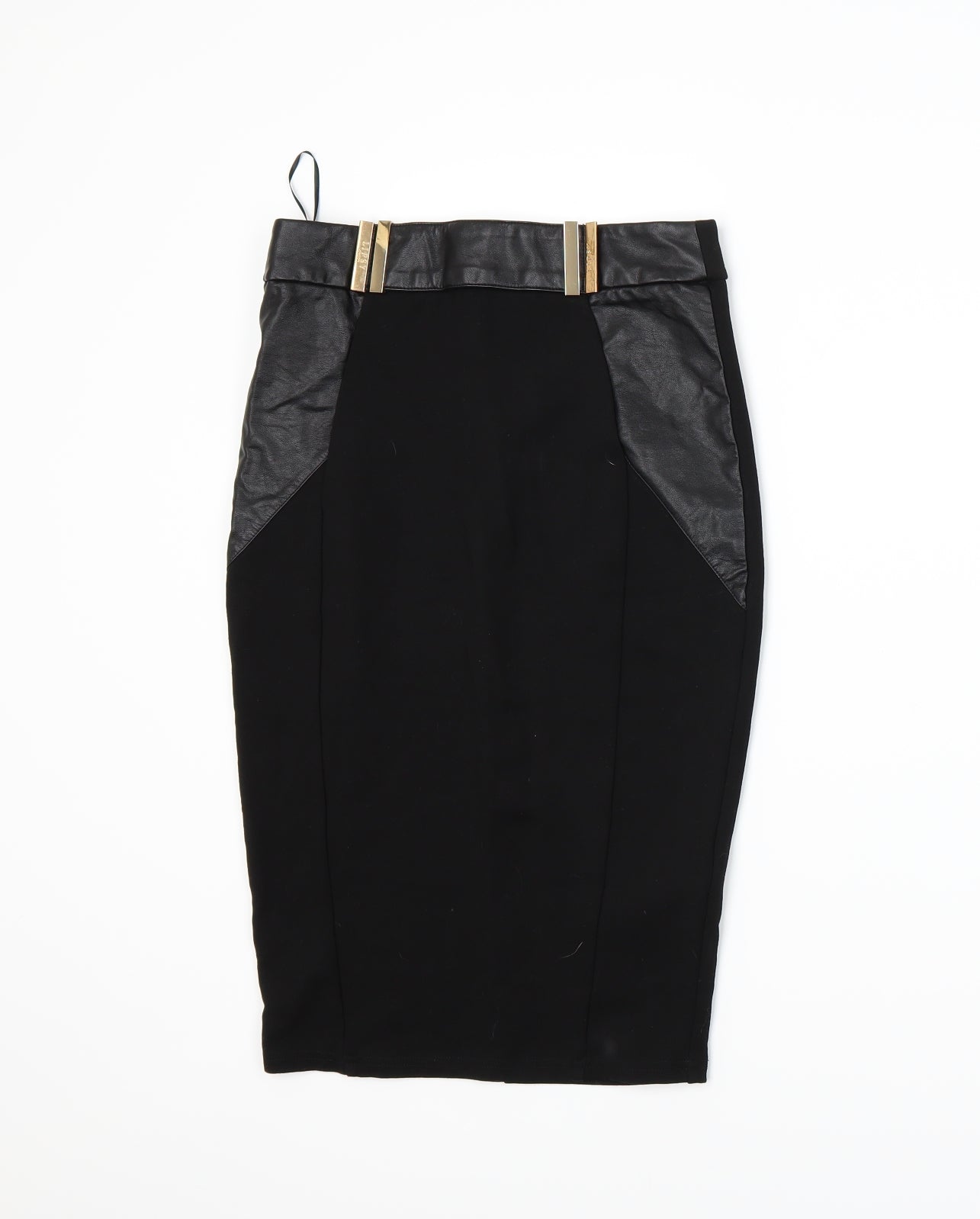 Lipsy Womens Black   Straight & Pencil Skirt Size 8